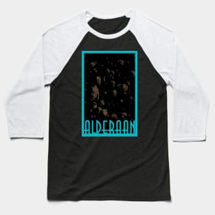 Alderaan Travel Poster Baseball T-Shirt